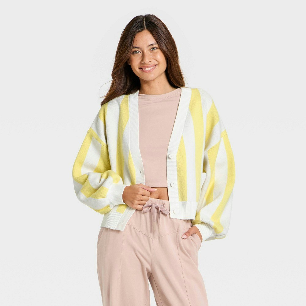 JoyLab Women's Striped Western Cardigan: $35