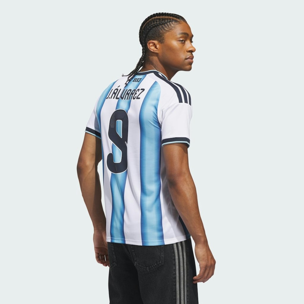 Argentina 2026 Home Alvarez Jersey: $91 Argentina 2026 Home Alvarez Jersey: $91