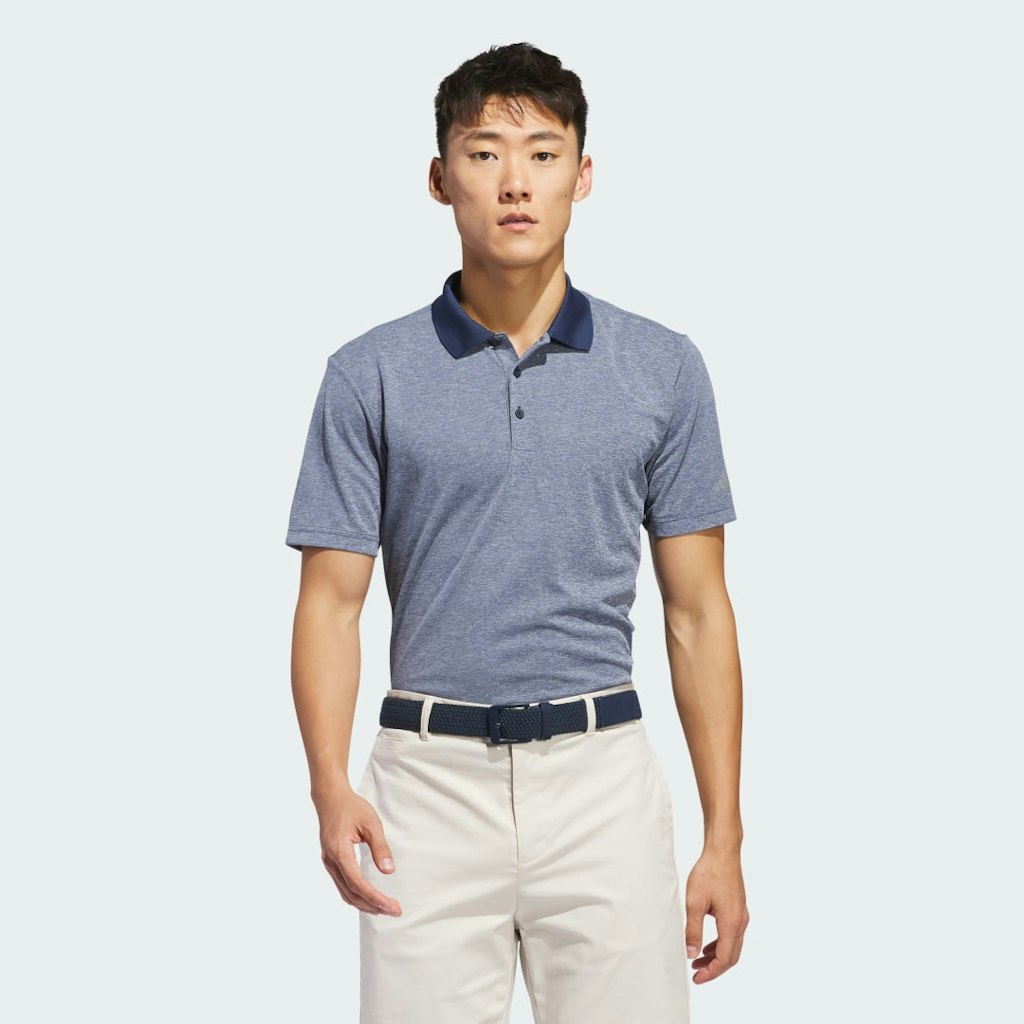 Adi Performance Heathered Polo Shirt: $60 Adi Performance Heathered Polo Shirt: $60