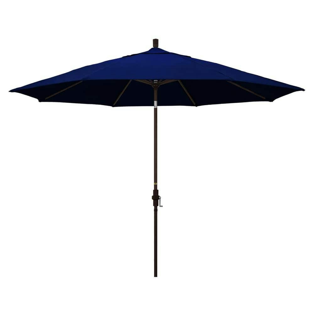 11-Foot Bronze Aluminum Market Patio Umbrella: $485.21