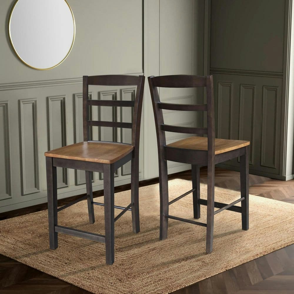 Madrid 24-Inch Solid Wood Counter Stool: $147.11 Madrid 24-Inch Solid Wood Counter Stool: $147.11