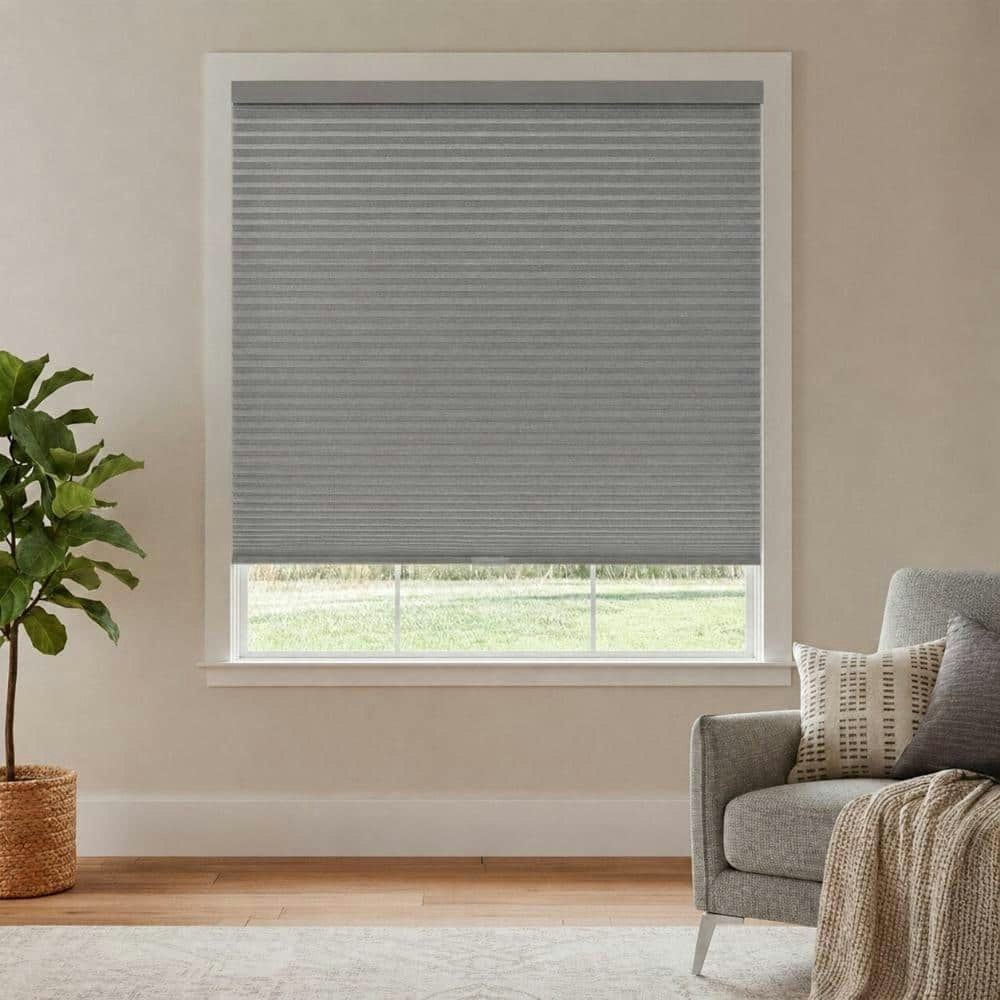 Cut-to-Width Gray Light Filtering Cordless Cellular Shades 67" x 72": $273.93 Cut-to-Width Gray Light Filtering Cordless Cellular Shades 67" x 72": $273.93