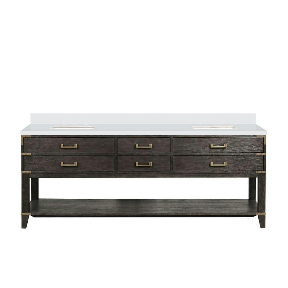 Irvington 80-inch Double Bath Vanity: $4,009 Irvington 80-inch Double Bath Vanity: $4,009
