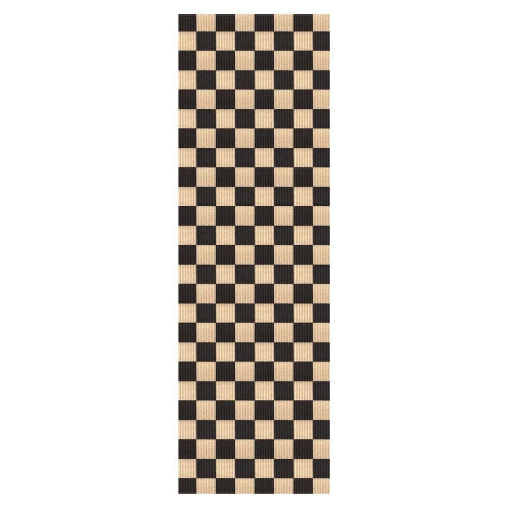 Checkered Indoor/Outdoor Runner Rug 31" x 27': $195.65 Checkered Indoor/Outdoor Runner Rug 31" x 27': $195.65