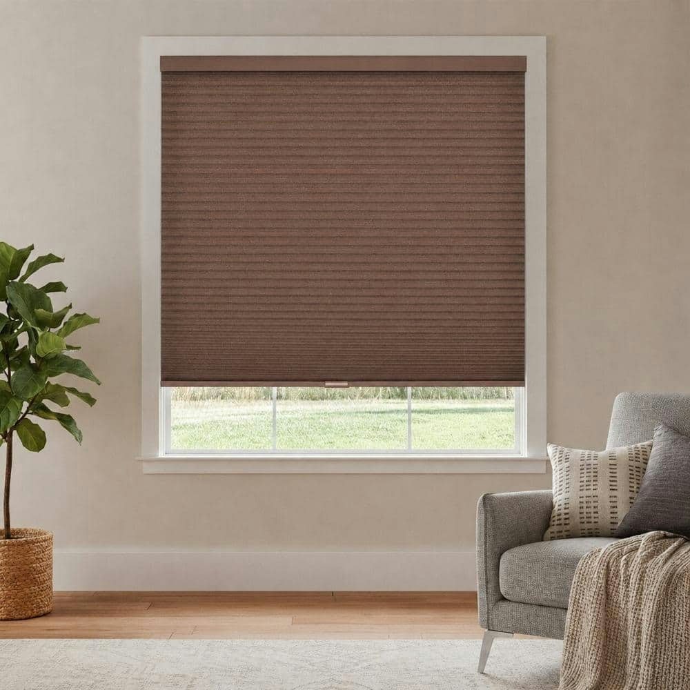 Mocha Light Filtering Cordless Double Cell Cellular Shade 67.5" x 72": $273.93 Mocha Light Filtering Cordless Double Cell Cellular Shade 67.5" x 72": $273.93