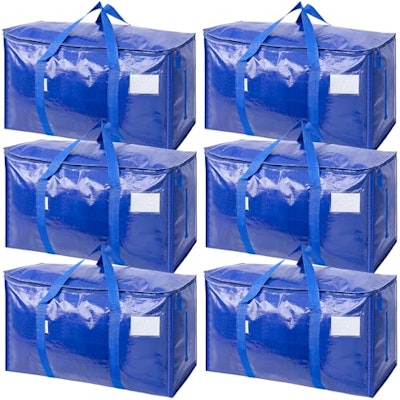 Ticonn Extra Large Moving Bags 6-Pack for $16 + free shipping w/ Prime