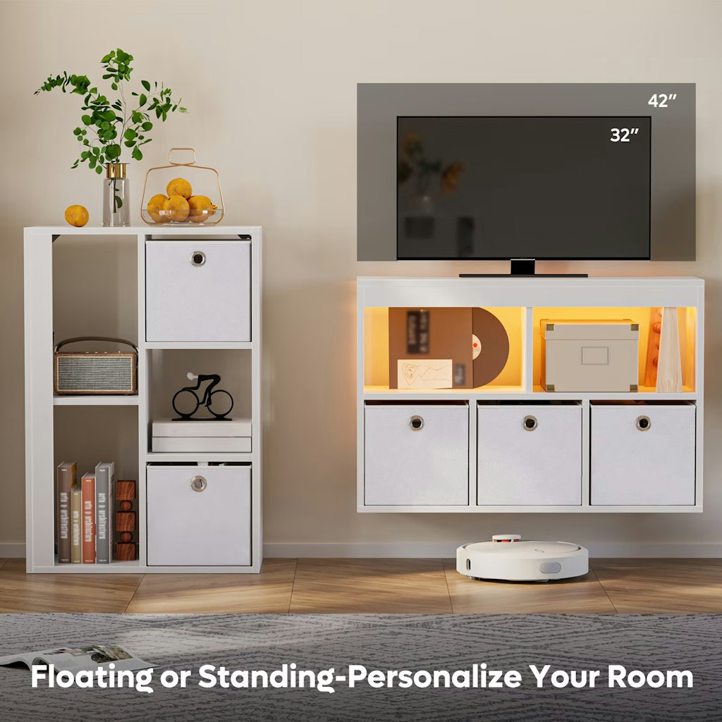 Pinmoco 5-Cube Reversible Open LED Organizer w/ 3 Drawers: $55
