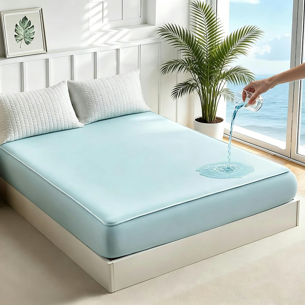 Tokokimo Queen Breathable Waterproof Fitted Sheet: $20
