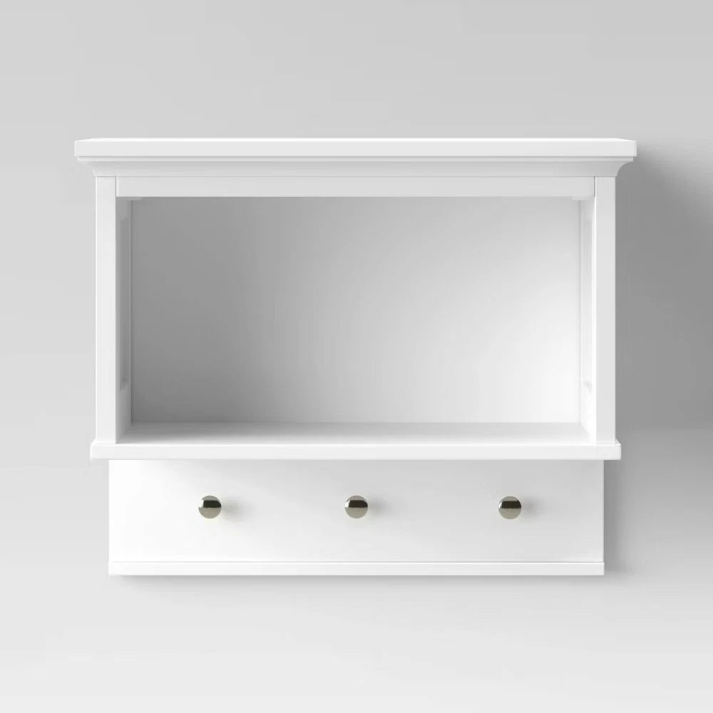Threshold Wall Shelf w/ Hooks: $19