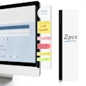 Dollar Boss 11" x 3" Acrylic Monitor Memo Board 2-Pack for $7 + free shipping w/ Prime