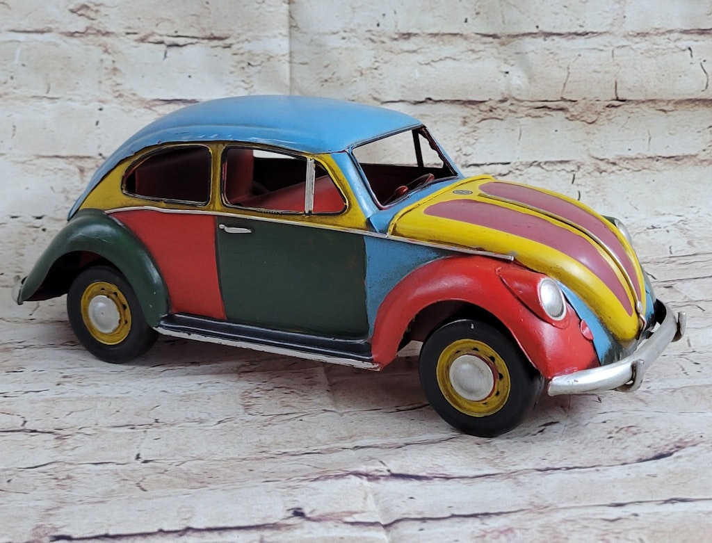 1934 Volkswagen Beetle Diecast Model Car Sculpture: $55 1934 Volkswagen Beetle Diecast Model Car Sculpture: $55