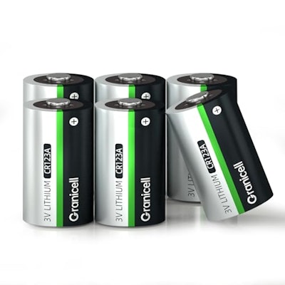 Granicell CR123A 3V Lithium Battery 6-Pack for $5 + free shipping w/ Prime
