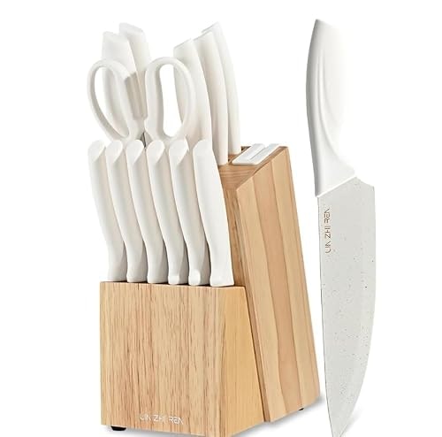 15-Piece Kitchen Knife Block Set: $29.99