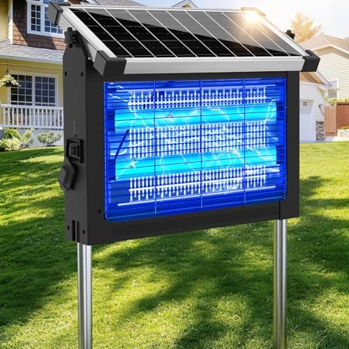 Solar Powered Waterproof Bug Zapper: $29.99 Solar Powered Waterproof Bug Zapper: $29.99