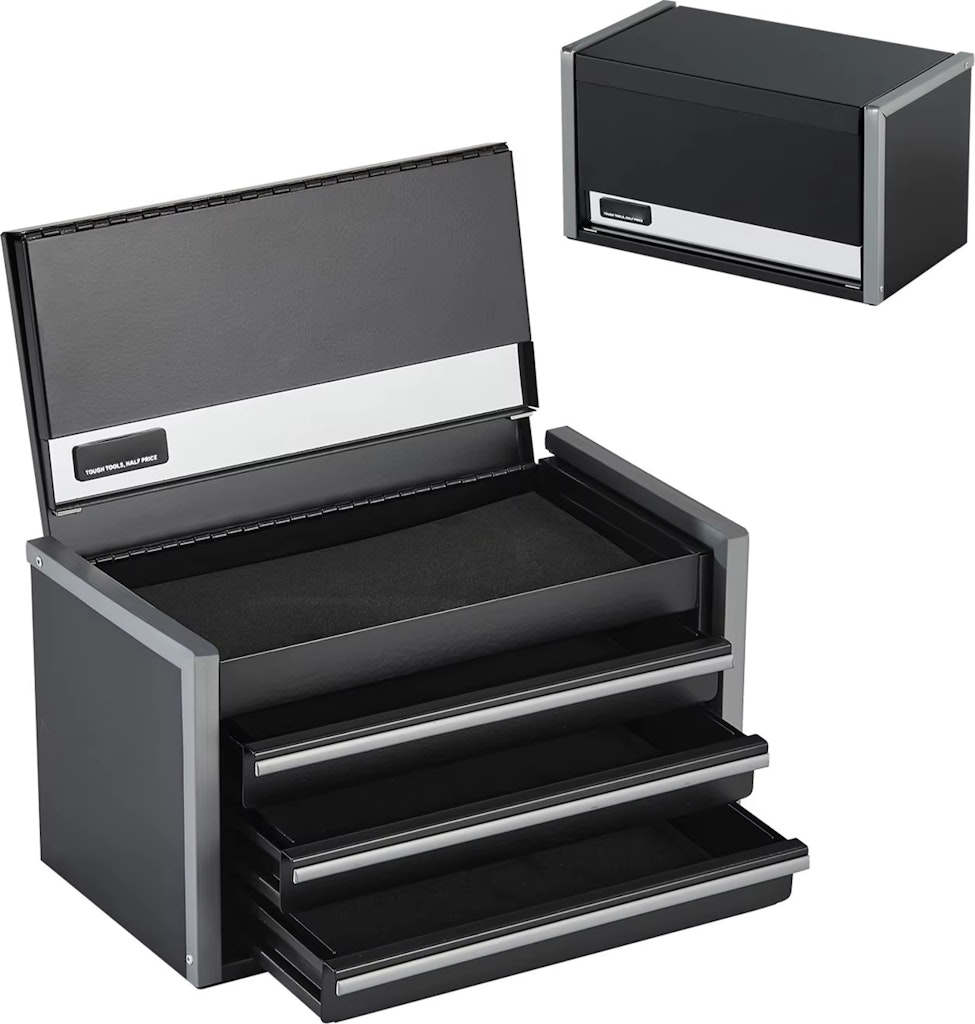 SucceBuy 3-Drawer Metal Portable Tool Chest: $23 SucceBuy 3-Drawer Metal Portable Tool Chest: $23