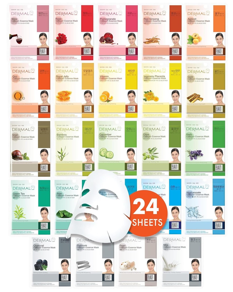 Dermal 24 Combo Korean Essence Sheet Mask Variety Pack: $13 Dermal 24 Combo Korean Essence Sheet Mask Variety Pack: $13