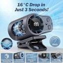 Car Fan LED Display Waist Clip Fan for $13 + free shipping