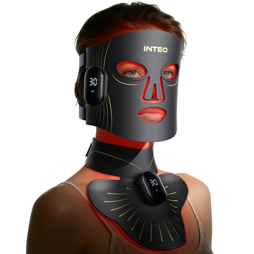 INTEO Red Light Therapy Face & Neck Mask: $108 INTEO Red Light Therapy Face & Neck Mask: $108