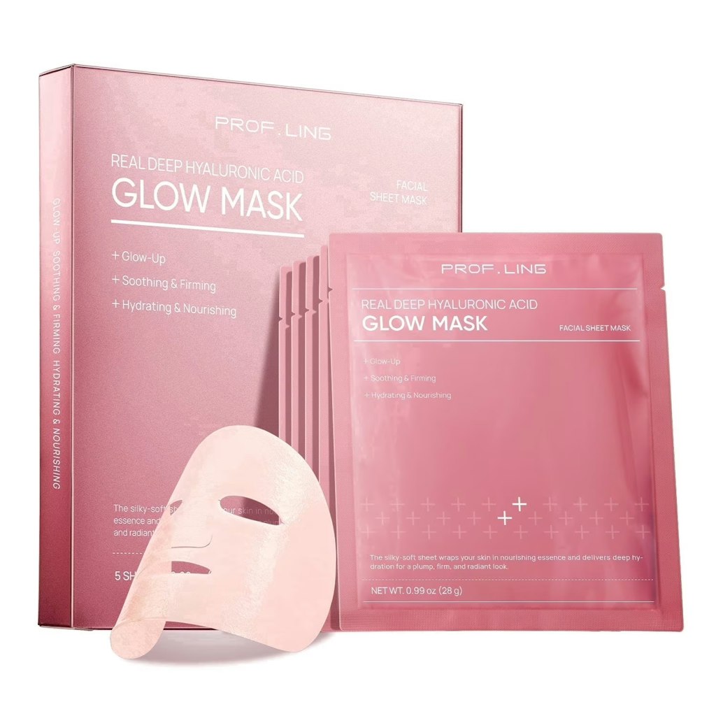Real Deep Hyaluronic Acid Glow Mask 5-Pack: $10