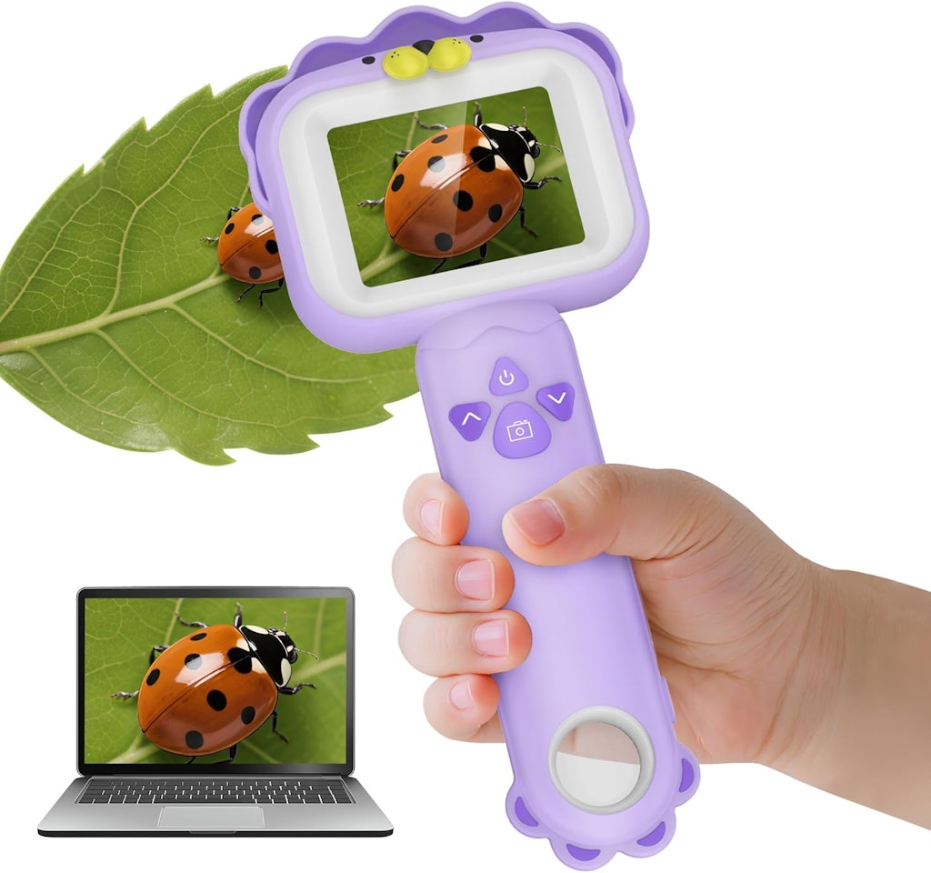 Lelesun Kids' Portable Handheld Microscope: $11.95