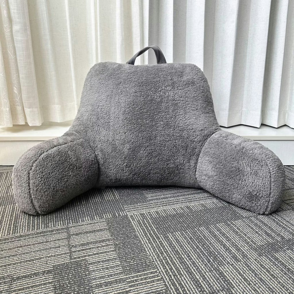 Room Essentials Faux Shearling Bed Rest Pillow: $12 Room Essentials Faux Shearling Bed Rest Pillow: $12