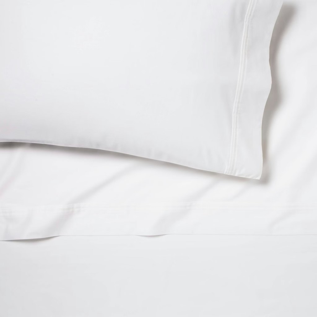 Threshold Solid Performance 400 Thread Count Twin/Twin XL Sheet Set: $25 Threshold Solid Performance 400 Thread Count Twin/Twin XL Sheet Set: $25