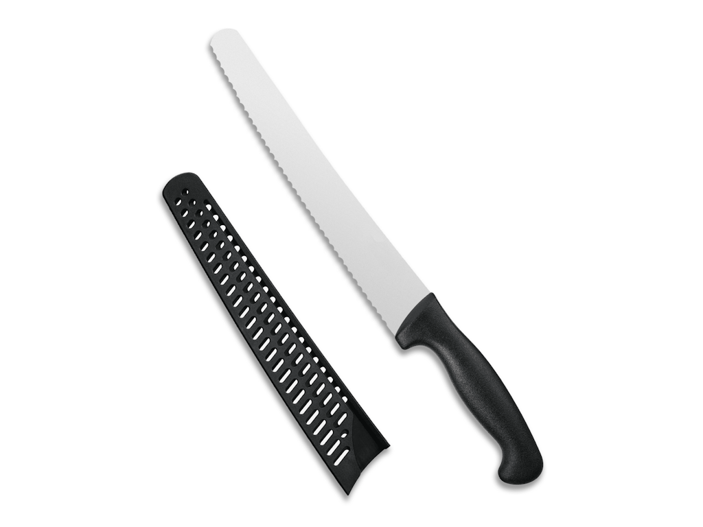 NULAS 10" Serrated Bread Knife w/ German Steel Blade: $13