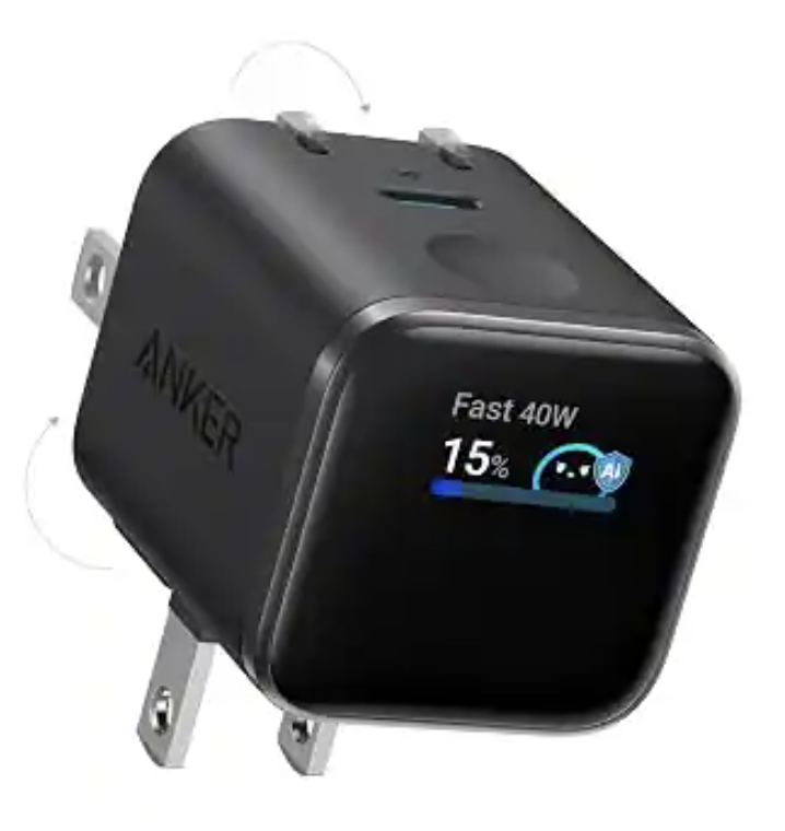 Anker Nano 45W USB-C Charger with Smart Display: $26