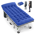 GVDV Folding Camping Cot w/ 2-Sided Mattress for $53 + free shipping