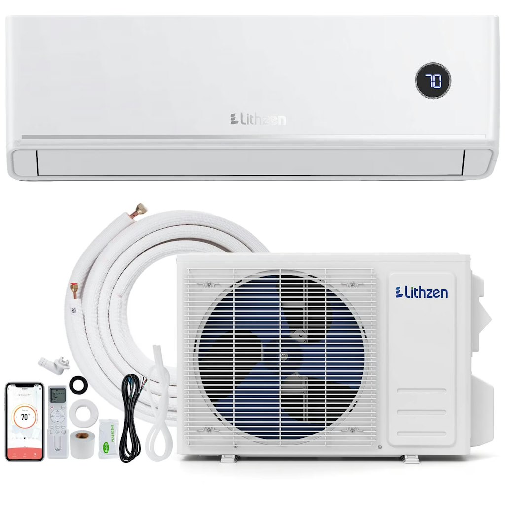 Lithzen 12,000-BTU Mini Split Air Conditioner & Heater: $391