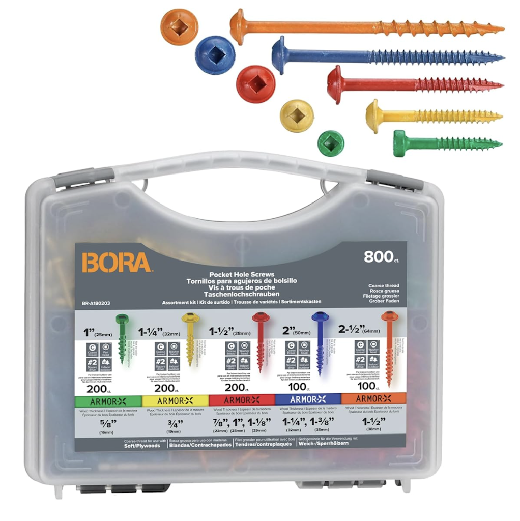 Bora 800-Piece Screw Assortment Kit: $34