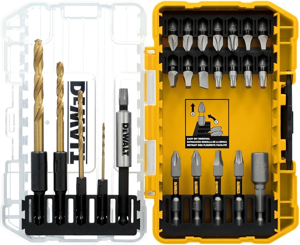 DeWalt Tough Grip 27-Piece Screwdriver Bit Set: $14