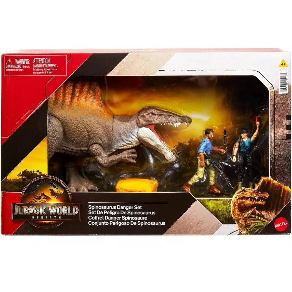 Jurassic World Rebirth Spinosaurus Danger Playset: $35.99