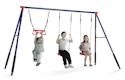 Delta Children FunZone Outdoor Metal 3-Piece Swing Set for $78 + free shipping
