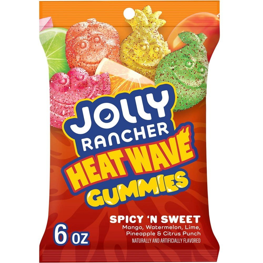 Jolly Rancher Heat Wave Spicy and Sweet Fruit Gummies 6-oz. Bag: $5.30 Jolly Rancher Heat Wave Spicy and Sweet Fruit Gummies 6-oz. Bag: $5.30