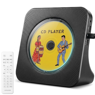 Gueray Portable Bluetooth Desktop CD Player for $30 w/ Prime + free shipping