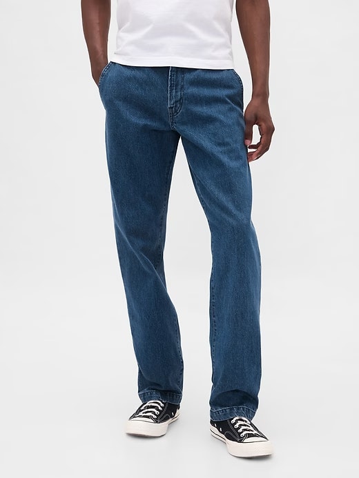 Gap Men's Relaxed Straight Trouser Jeans: $27 at checkout Gap Men's Relaxed Straight Trouser Jeans: $27 at checkout
