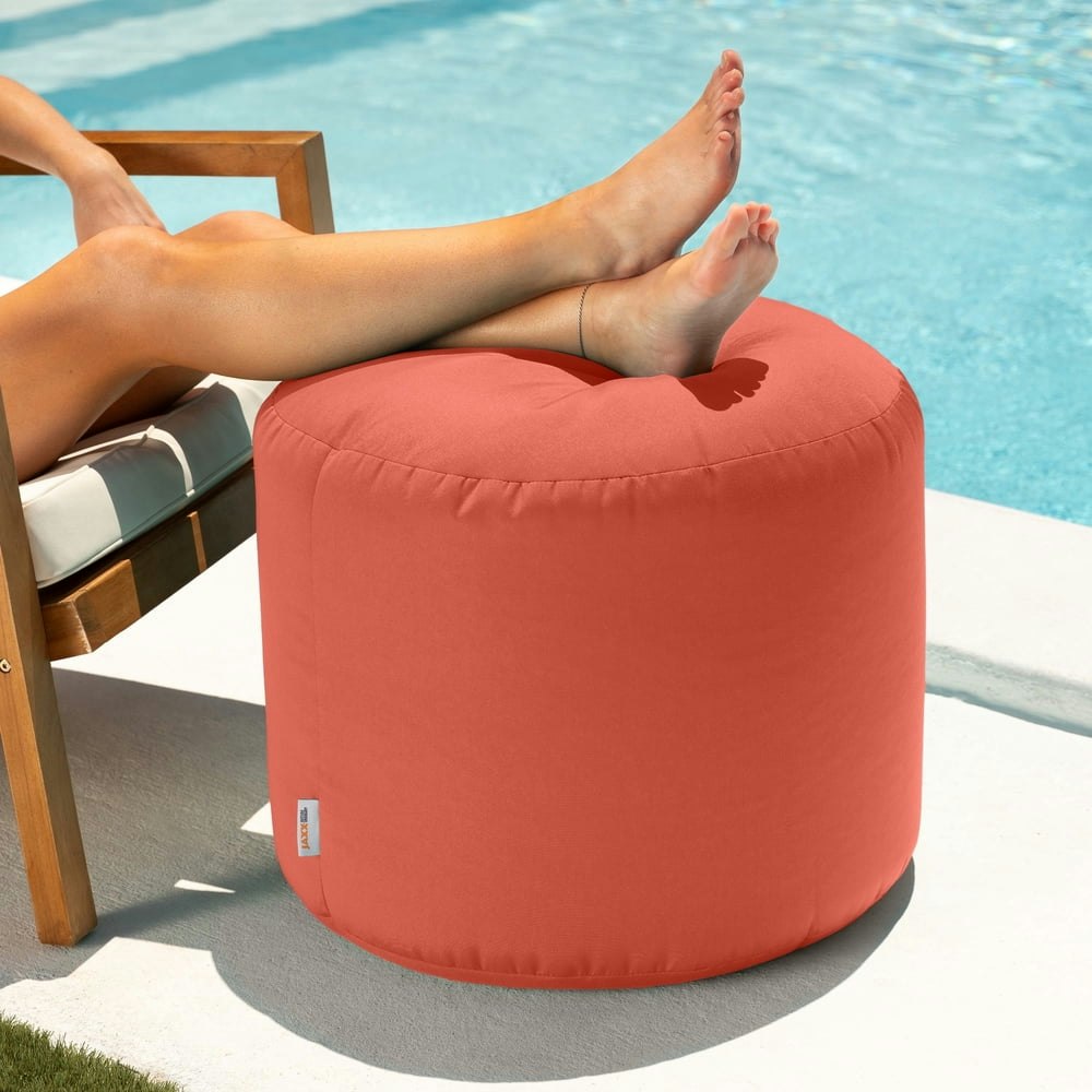 Jaxx Indoor and Outdoor Bean Bag Pouf Ottoman: $91 Jaxx Indoor and Outdoor Bean Bag Pouf Ottoman: $91