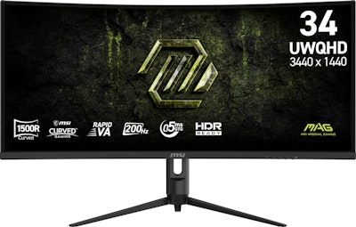 msi MAG 342CQRF E20 34" Curved Monitor for $250 + free shipping