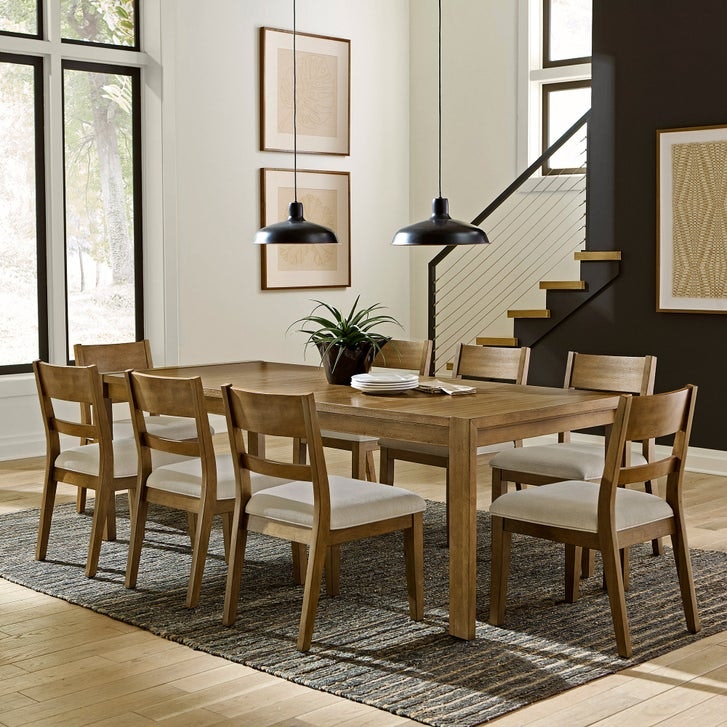 Universal Broadmoore Clayton Dining Table & 8 Chairs: $1,300