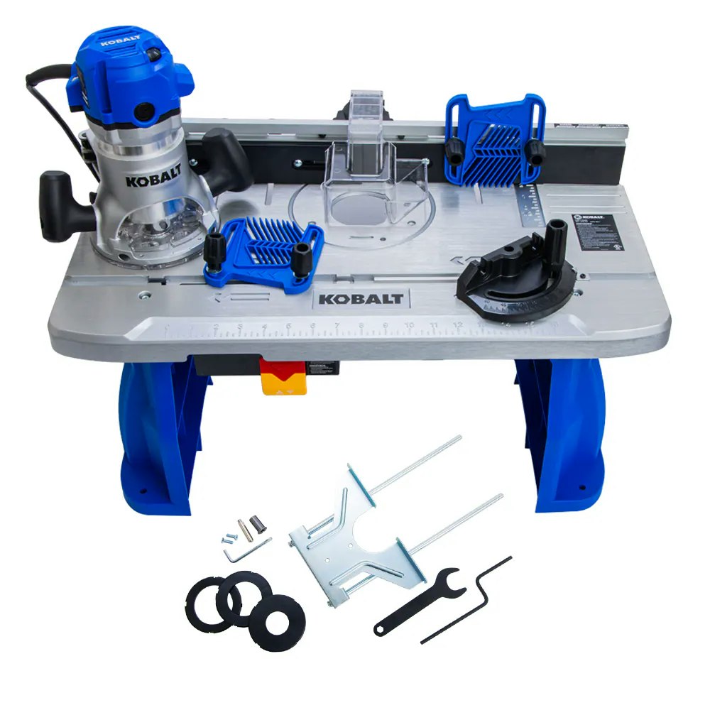 Kobalt 1/4" & 1/2" 12-Amp 2-HP Variable Speed Fixed Router: $149