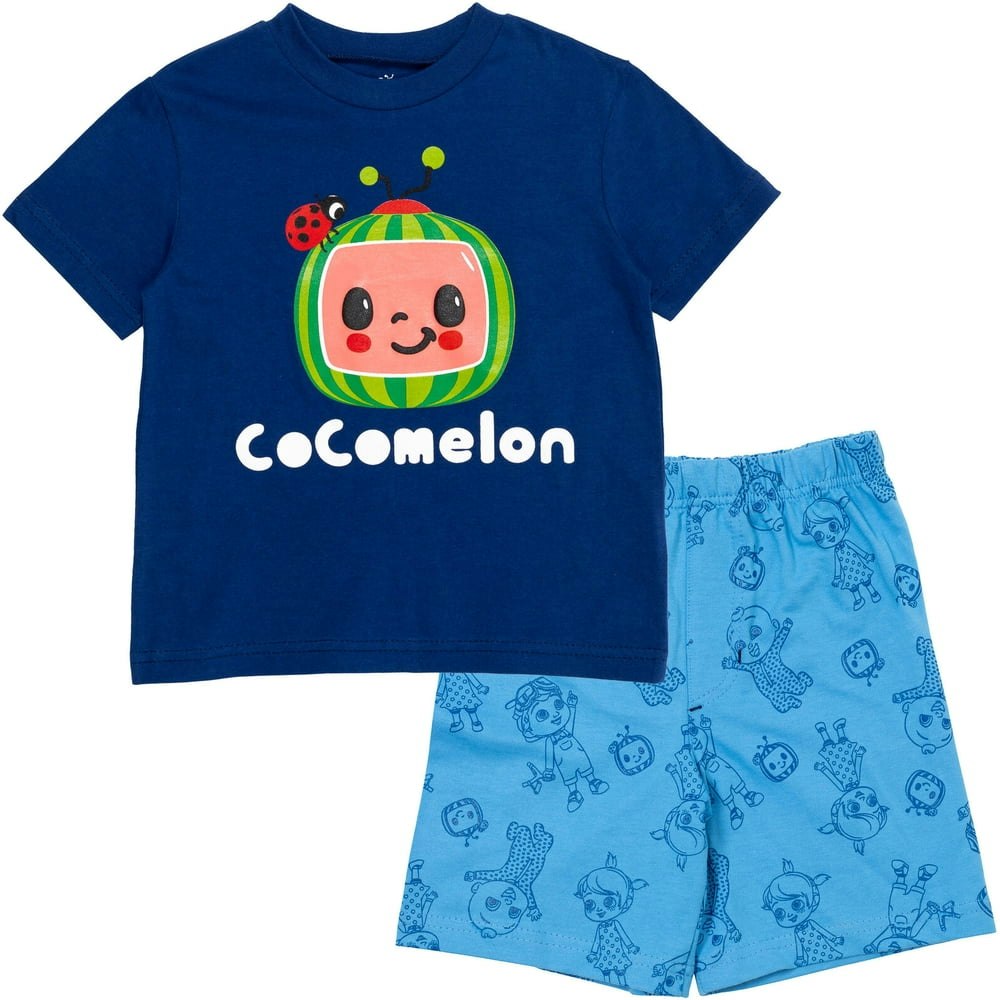 CoComelon Toddler Boys T-Shirt and Shorts Outfit Set: $19.99 CoComelon Toddler Boys T-Shirt and Shorts Outfit Set: $19.99