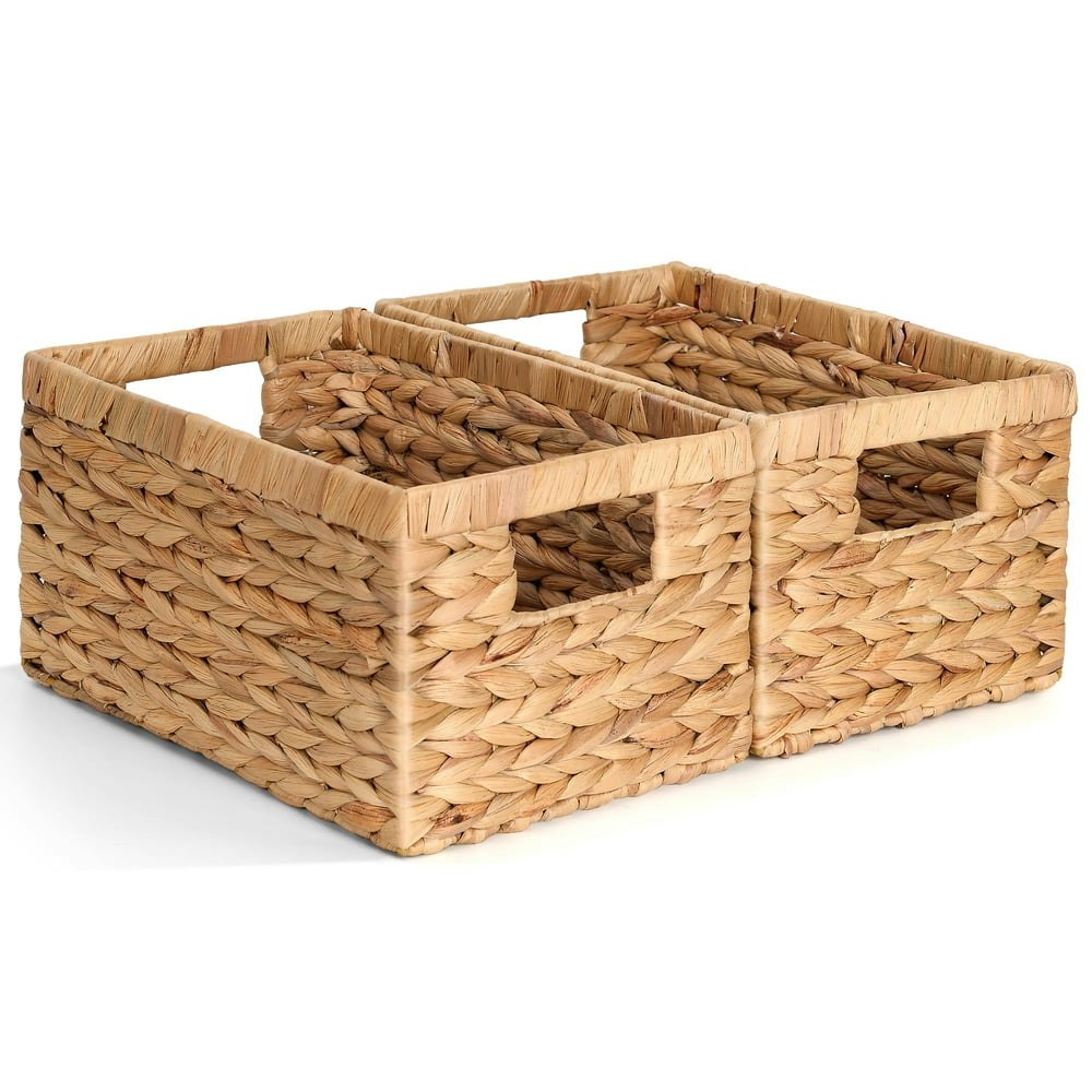 Water Hyacinth Storage Basket 2-Pack: $39.97