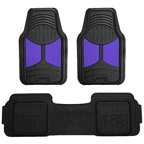 FH Group Heavy-Duty Universal Fit Rubber Car Floor Mats: $27.67