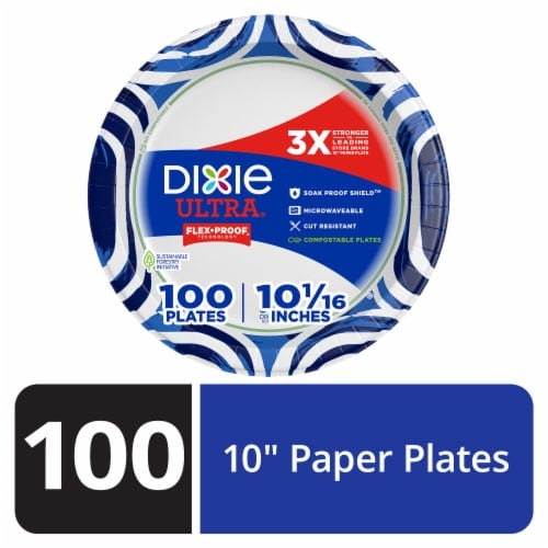 Dixie Ultra 10-Inch Flex-Proof Paper Plates: $25.81 Dixie Ultra 10-Inch Flex-Proof Paper Plates: $25.81