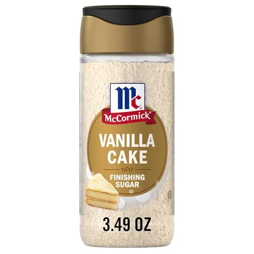 McCormick 3.49oz Vanilla Cake Finishing Sugar: $3.52 McCormick 3.49oz Vanilla Cake Finishing Sugar: $3.52