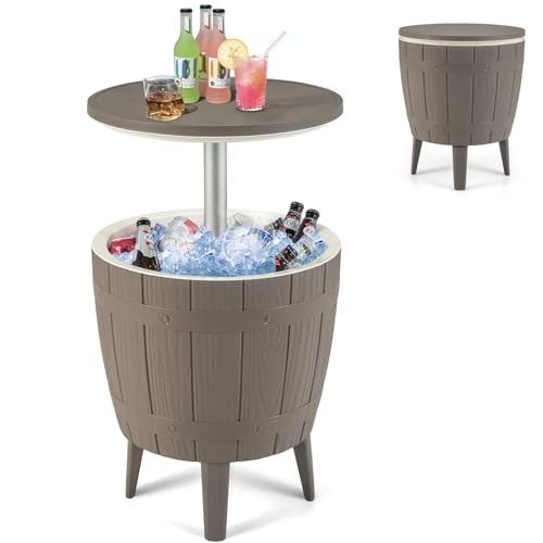 Giantex 10-Gallon Outdoor Cooler Side Table: $84.99