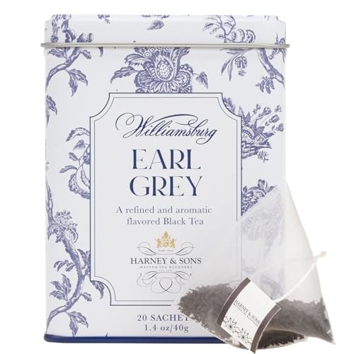 Harney & Sons Williamsburg Earl Grey Tea 20-Sachet Tin: $11.43 Harney & Sons Williamsburg Earl Grey Tea 20-Sachet Tin: $11.43