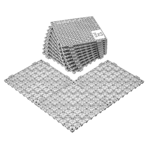 Vevor 12-Pack 12" x 12" Modular Interlocking Drainage Floor Tiles: $17.81 Vevor 12-Pack 12" x 12" Modular Interlocking Drainage Floor Tiles: $17.81