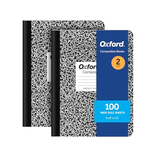 Oxford Wide Ruled Composition Notebook 2-Pack: $4.57 Oxford Wide Ruled Composition Notebook 2-Pack: $4.57